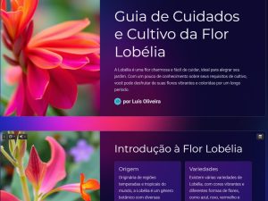 Guia de Cuidados e Cultivo da Flor Lobélia